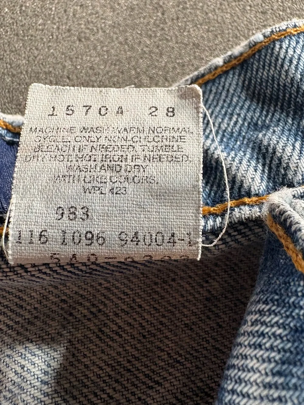VTG Levi’s 540 Jeans Mens 42 Relaxed Fit Orange Tab 90s (READ DETAILS)